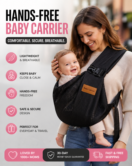 Hands-Free Baby Carrier – Calm Your Baby & Move Freely Anywhere